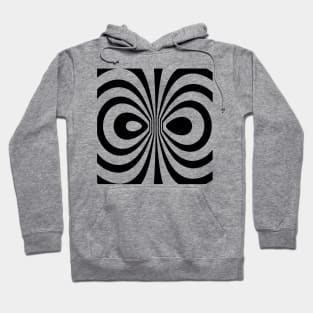 Black and White Op Art 2 Hoodie